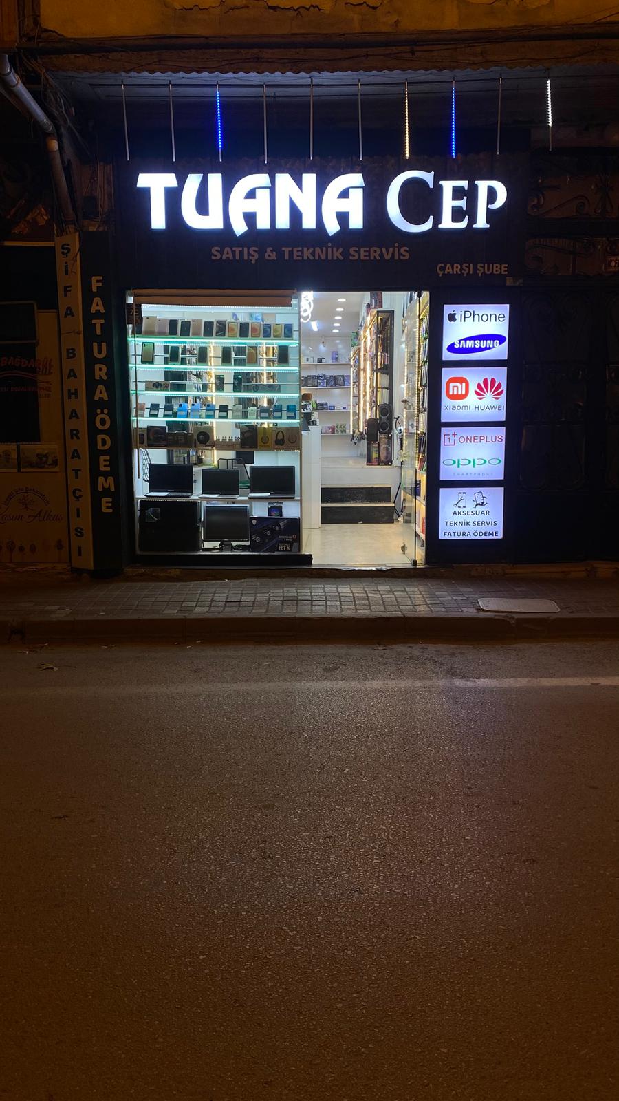 Tuana Cep Çarşı Şube İnegöl - cep telefonu satış ve teknik servis Samsung Apple Huawei